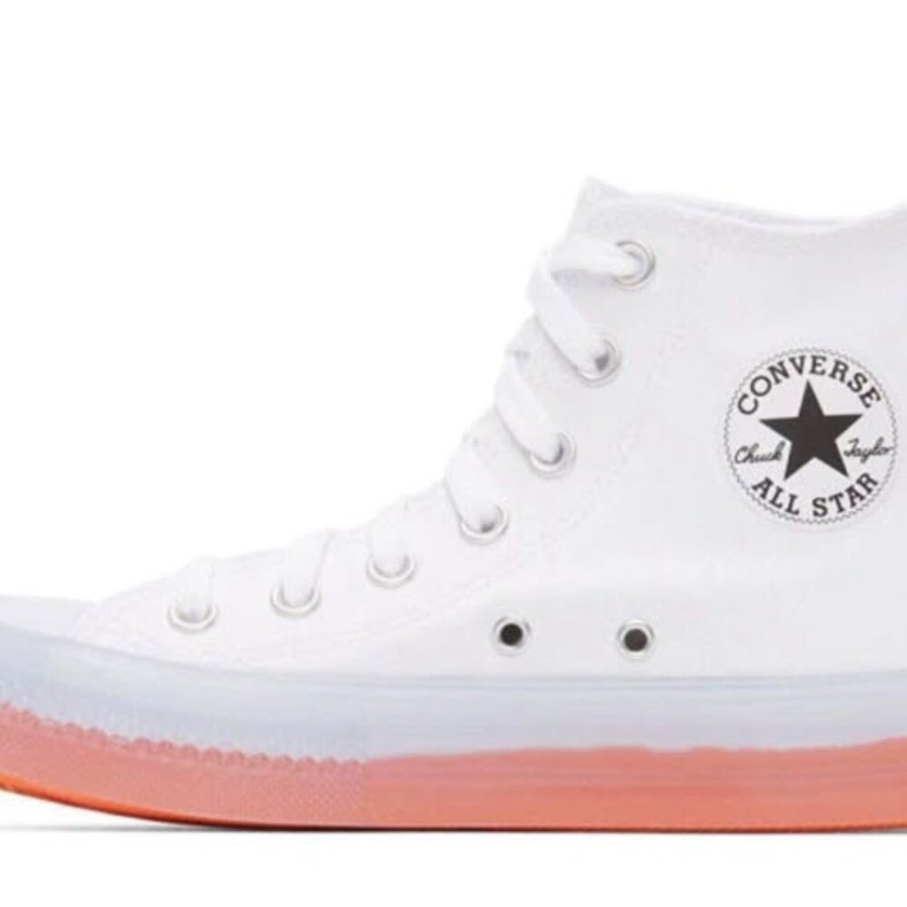 High-top Converse Chuck Taylor All Stars CX in White/Wild Mango size 7W or 5M